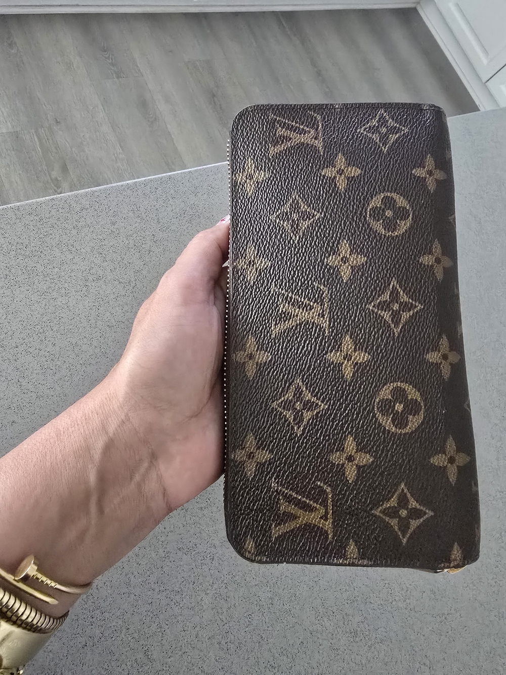 Louis Vuitton Monogram Zip-Around Wallet - Brown